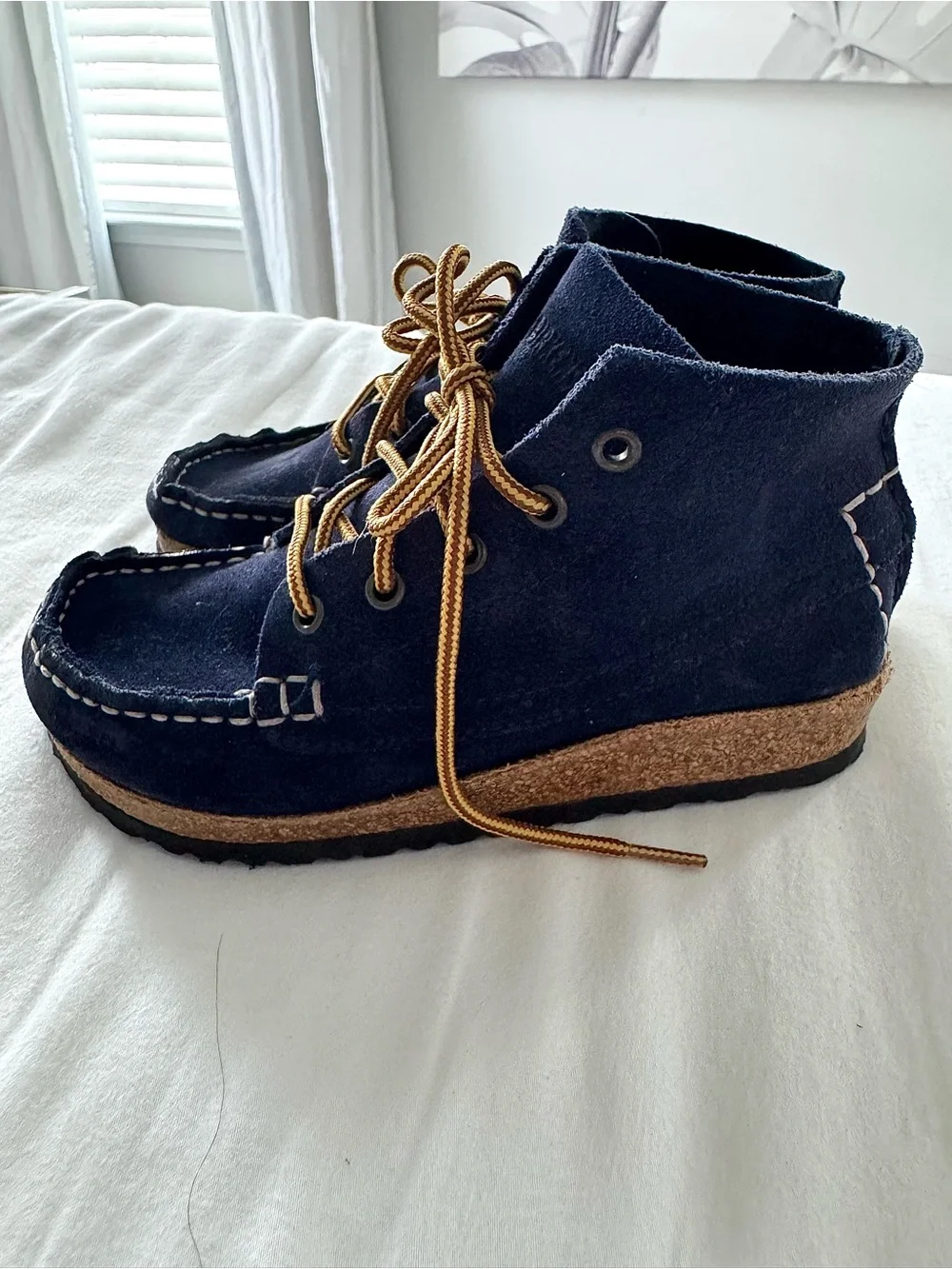 Birkenstock Dundee Kids Suede Chukka Boots Midnight Navy EU 29 US 11/11.5